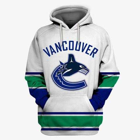 Canucks White All Stitched Hooded Sweatshirt,We sell and wholesale Canucks White All Stitched Hooded Sweatshirt on line form chian!
